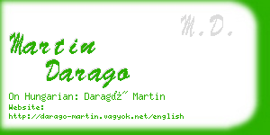 martin darago business card